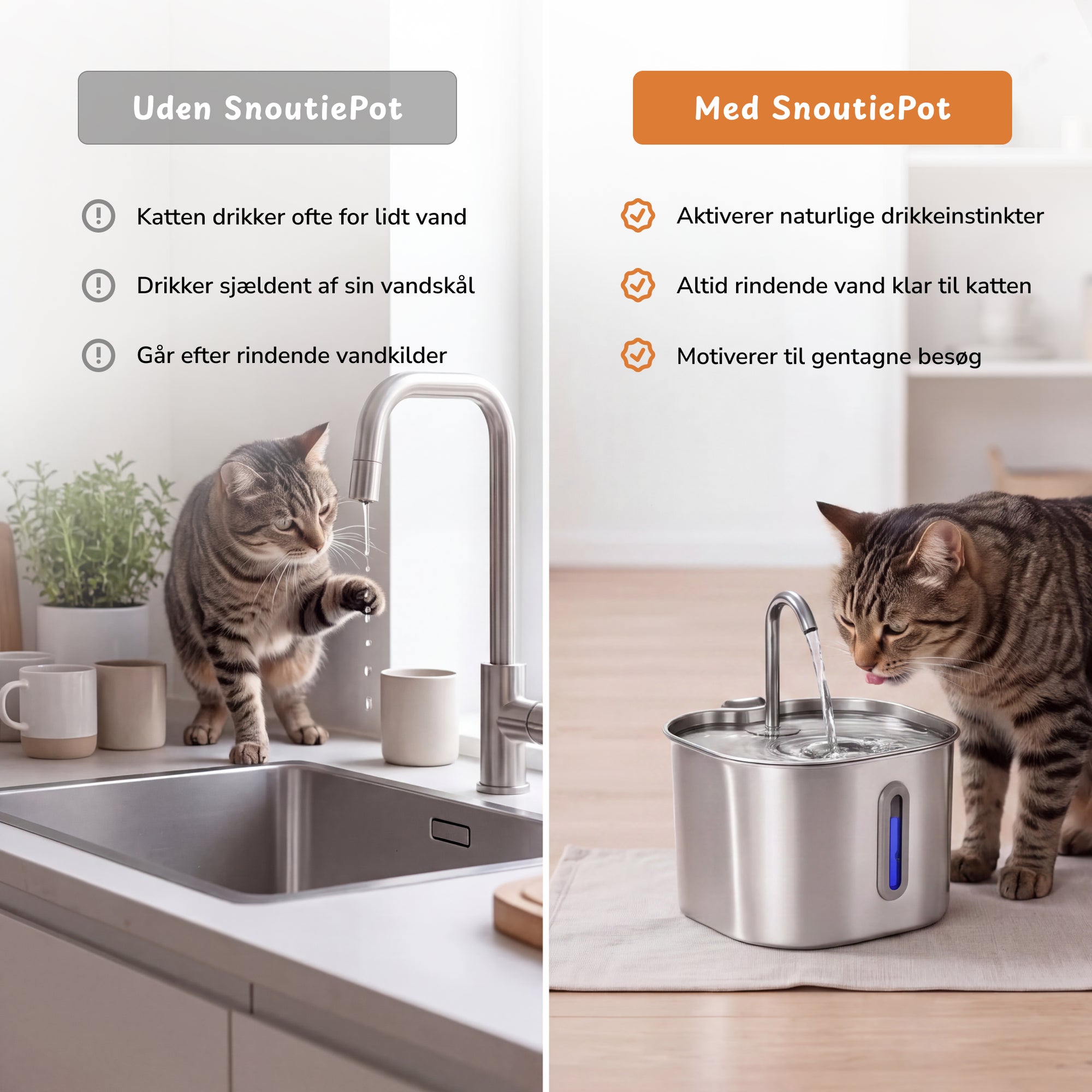 SnoutiePot™ - 2,2L Drikkefontæne m. Filter